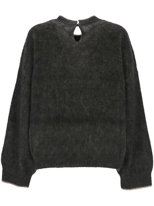 Dark grey knit BRUNELLO CUCINELLI | MBP108600CB676